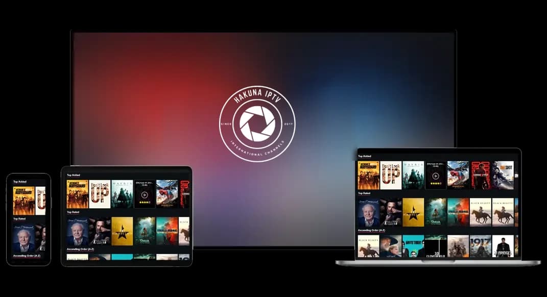 Hakuna TV op tv, laptop, tablet en telefoon